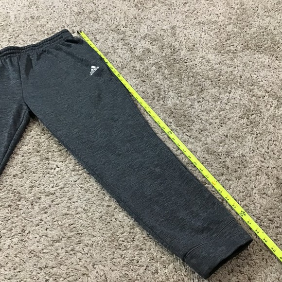 Adidas Unisex Men's or Women's Cotton Warm-Up Pants Heather Grey XL - Picture 7 of 12